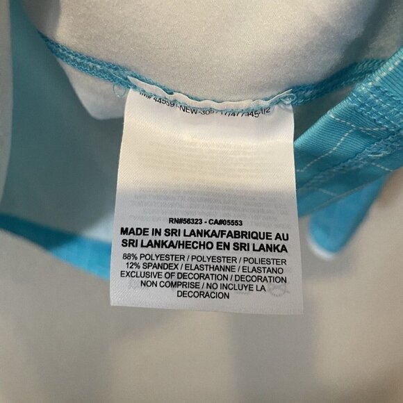 Nike Pro Dri Fit Womens Size Medium Blue Retro 1/2 Zip Running Top Jacket - Picture 4 of 10